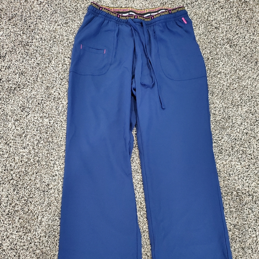 Navy blue scrub pants